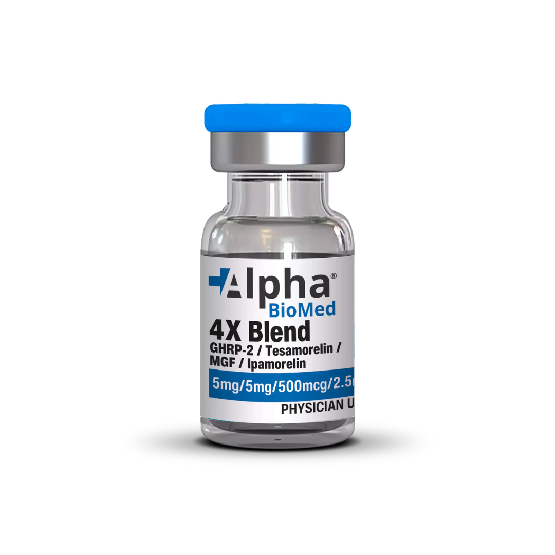 4X Blend GHRP-2 (5mg) / Tesamorelin (5mg) / MG